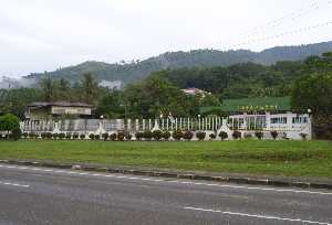 Front, opposite Staduium and local swimming pool