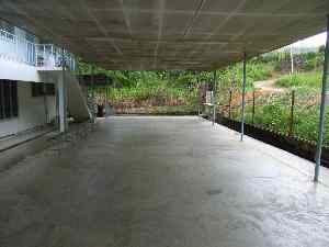 rear training area